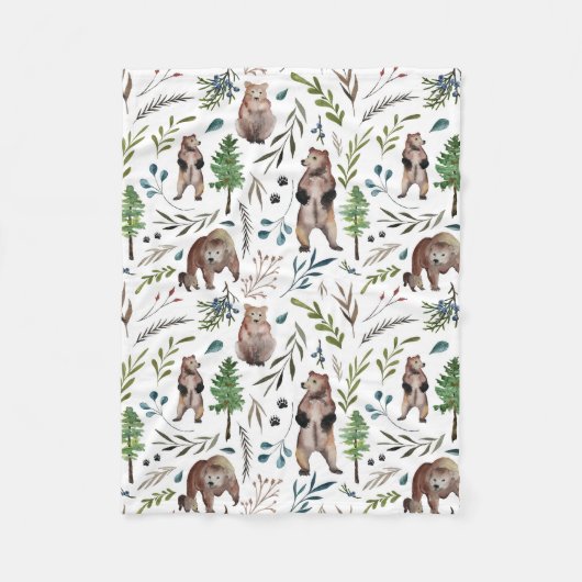 Bär, Blätter und Bäume Decke (Vorderseite)