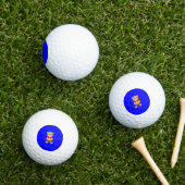 Bär Blau Golfball (Insitu Gras)