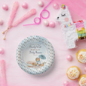 Bär | Blue Umbrella Bearly Wait Boy Baby Shooter P Pappteller (Party)