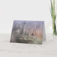 Bär, Bobcat und Falke Sonnwend-Segen