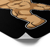 Bär Bodybuilder Bodybuilding Sport Poster (Ecke)