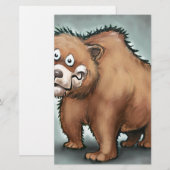 Bär Briefpapier (Vorne/Hinten)