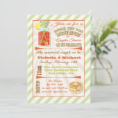 Bar Brunch und Bloody Marys Einladung (Stehend Vorderseite)