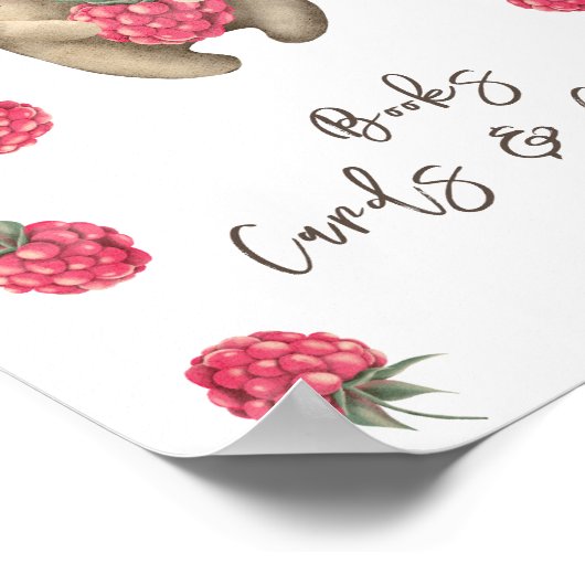 Bär - Büchskarten und Geschenke Poster (Ecke)