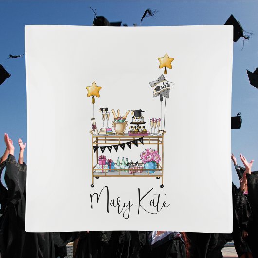 Bar Cart Abschluss Class of Lässig Script Custom Serviette