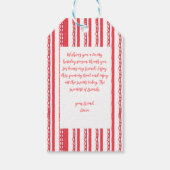 Bar Cart Grandmillennial Geschenkanhänger (Rückseite)