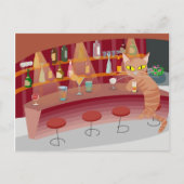 Bar cat postkarte (Vorderseite)