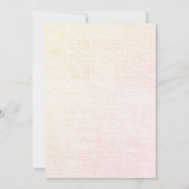 Bar Champagne und Cocktails Verlobung Einladung (Rückseite)