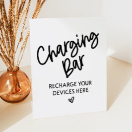 Bar Chargen Sie Ihre Telefonnummer für Hochzeitser Sockelschild