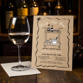 Bar Cocktail-Bar-Party Einladung