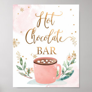 Bar Cocoa Sweet Girl Birthday Sign Poster