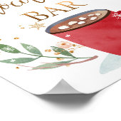 Bar Cocoa Sweet Girl Birthday Sign Poster (Ecke)