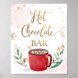 Bar Cocoa Sweet Girl Birthday Sign Poster