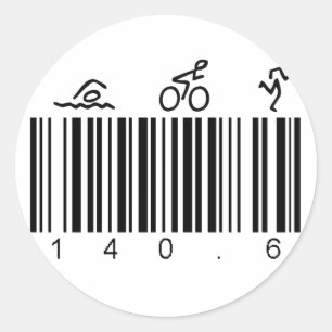 Bar Code 140.6 Runder Aufkleber