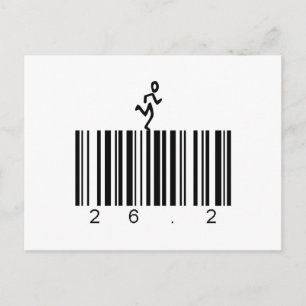 Bar Code 26.2 Postkarte