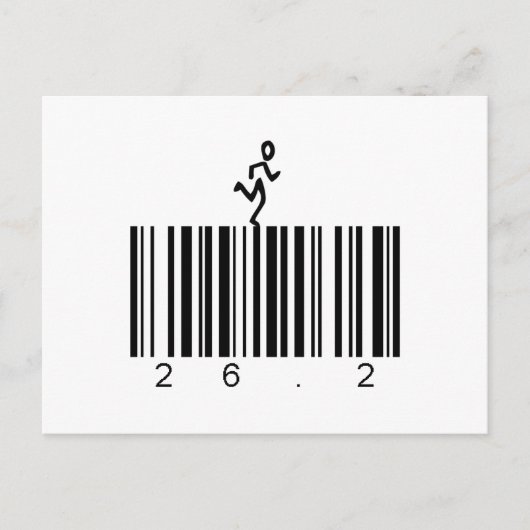 Bar Code 26.2 Postkarte (Vorderseite)