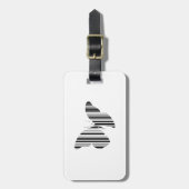 BAR CODE-Butterfets-Musterdesign Gepäckanhänger (Vorderseite vertikal)