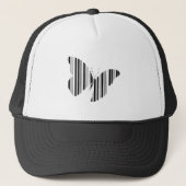 BAR CODE-Butterfets-Musterdesign Truckerkappe (Vorderseite)