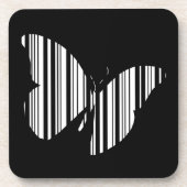 BAR CODE-Butterfets-Musterdesign Untersetzer (Vorderseite)