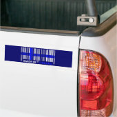 Bar-Code-Flaggen-Farbe-FINNLAND-Entwurf Autoaufkleber (Auf Lkw)