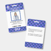 Bar-Code für das Foto "Mitarbeiter" Ausweis (Vorder- & Rückseite)