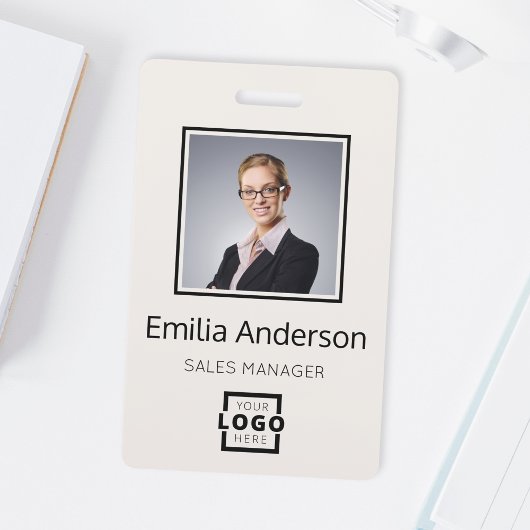 Bar-Code für kundenspezifische Firmenlogos Mitarbe Ausweis