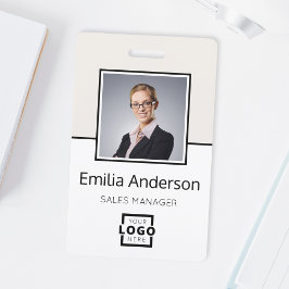 Bar-Code für kundenspezifische Firmenlogos Mitarbe Ausweis