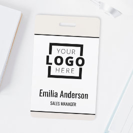 Bar-Code für kundenspezifische Firmenlogos Mitarbe Ausweis