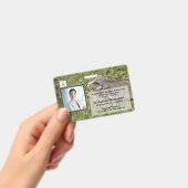 Bar-Code für Logos für Fotos von Mitarbeitern Ausweis (Handheld)