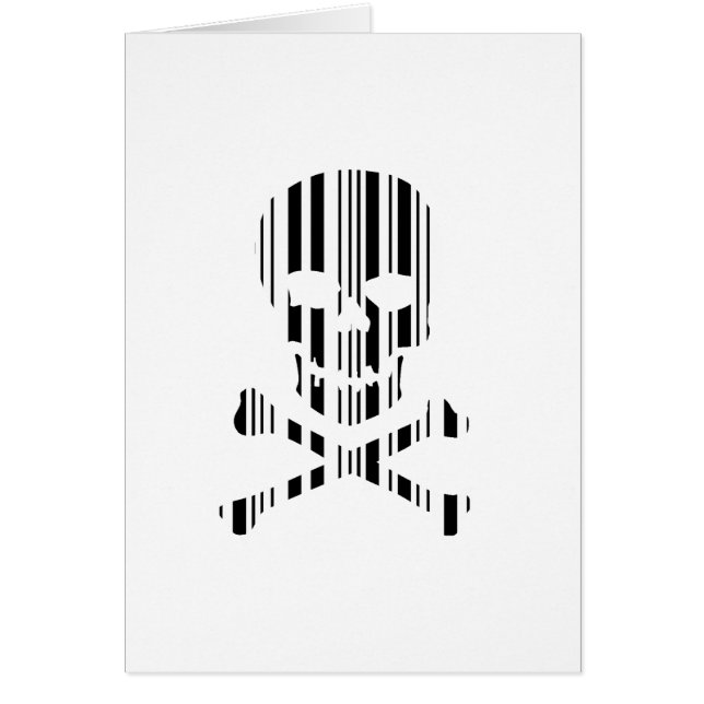 BAR CODE FÜR SKULL UND KREUZELN Giftstempel (Vorne)