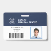 Bar Code-ID Medizinische Gesundheitsklinik Arzt Ausweis (Vorderseite)