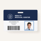 Bar Code-ID Medizinische Gesundheitsklinik Arzt Ausweis (Vorderseite)