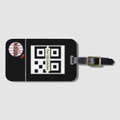 Bar-Code, Logo, Bezeichnung Gepäckanhänger (Vorderseite (Horizontal))