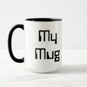 Bar Code-Tasse Tasse (Links)