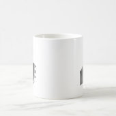 BAR-CODE-THUMB-Gesture-Muster-Design Kaffeetasse (Mittel)