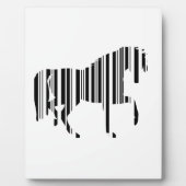 Bar CODE Zebra Barcode Design Fotoplatte (Vorderseite)