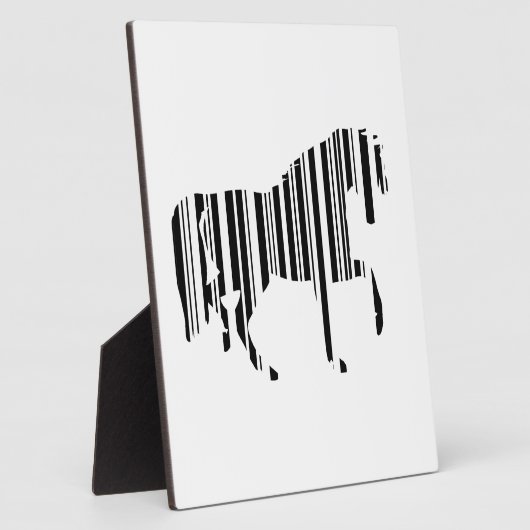 Bar CODE Zebra Barcode Design Fotoplatte (Seite)