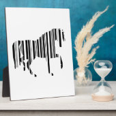 Bar CODE Zebra Barcode Design Fotoplatte (Seite)