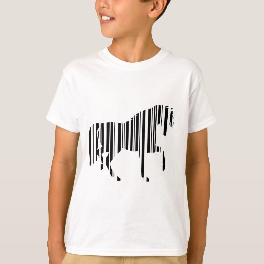 Bar CODE Zebra Barcode Design T-Shirt (Vorderseite)