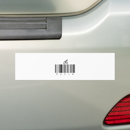 Bar-Code-Zyklus Autoaufkleber (Auf Auto)