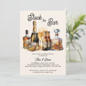 Bar Couples Polterabend Einladung (Stehend Vorderseite)