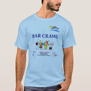Bar Crawl Cruise Tshirt- Customizing - Männer und T-Shirt