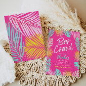 Bar Crawl Einladung zum Geburtstag