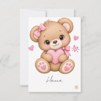 Bär dankeskarte