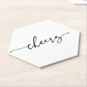 Bar Decor B613 für Hochzeitspapier-Untersetzer Untersetzer (angewinkelt)