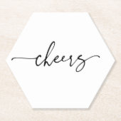 Bar Decor B613 für Hochzeitspapier-Untersetzer Untersetzer (Vorderseite)