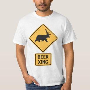 Bär Deer Beer Crossing T-Shirt