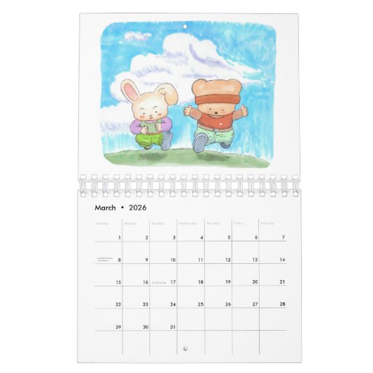 Bär dem Kalender in des Hut-2016 (Mär 2026)