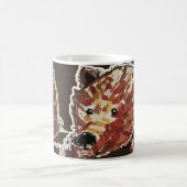 Bär denkt über Winterschlaf nach Kaffeetasse (Mittel)