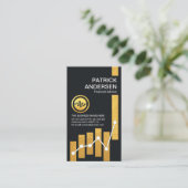 Bar der Goldaktien Visitenkarte (Stehend Vorderseite)